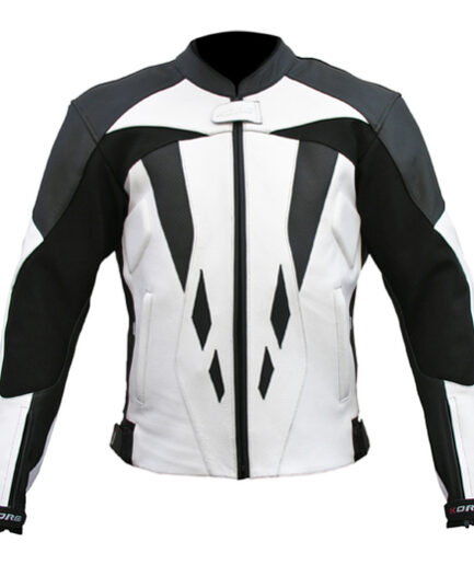 Women Motorcycle Racing Leather Jacket