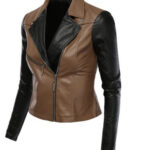 Ladies Motorbike Leather Jacket