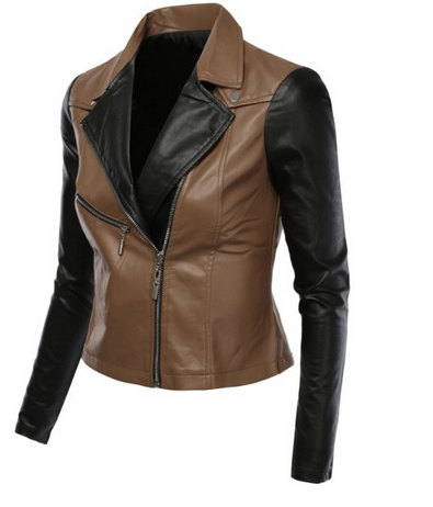 Ladies Motorbike Leather Jacket