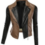 Ladies Motorbike Racing Leather Jacket