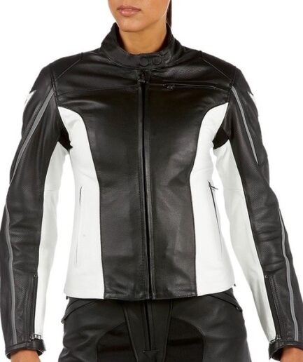 Ladies Motorbike Racing Leather Jacket