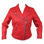 Ladies Motorbike Racing Leather Jacket