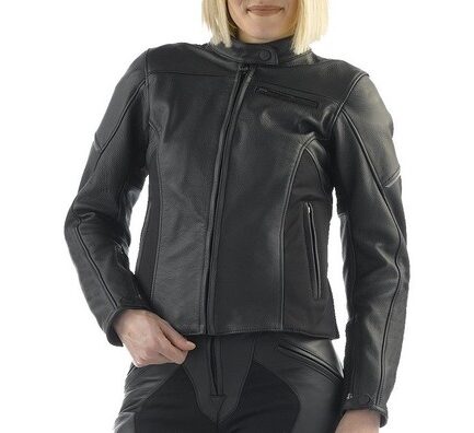 Ladies Motorbike Sport Leather Jacket