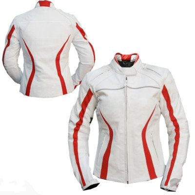 Ladies Motorbike Sport Leather Jacket