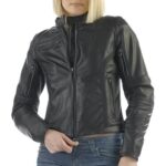 Ladies Motorcycle Racing Leather Jacket