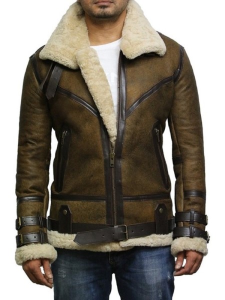 Men-Aviator-B3-Shearling-Bomber-Flying-Jacket