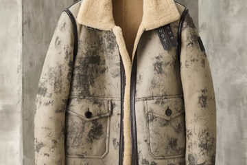 Men’s Fur B3 Flight Aviator Bomber Premium Shearling Jacket 2022