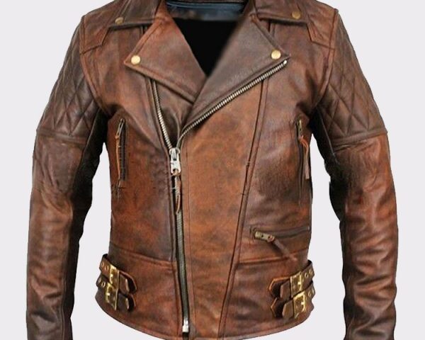 Men’s Lambskin Biker Bomber Leather Jacket