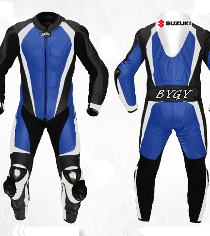 Men's Motorbike Racing Leather Suit