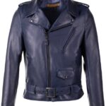 Men's Naked Cowhide Motorcycle Jacket
