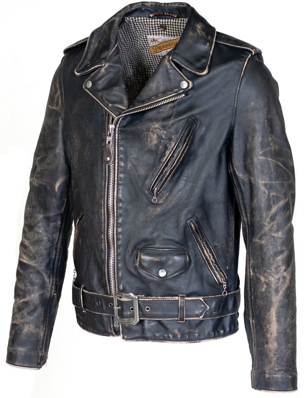 Men's Vintaged Fitted Motorcycle Jacket 07
