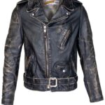 Men's Vintaged Fitted Motorcycle Jacket