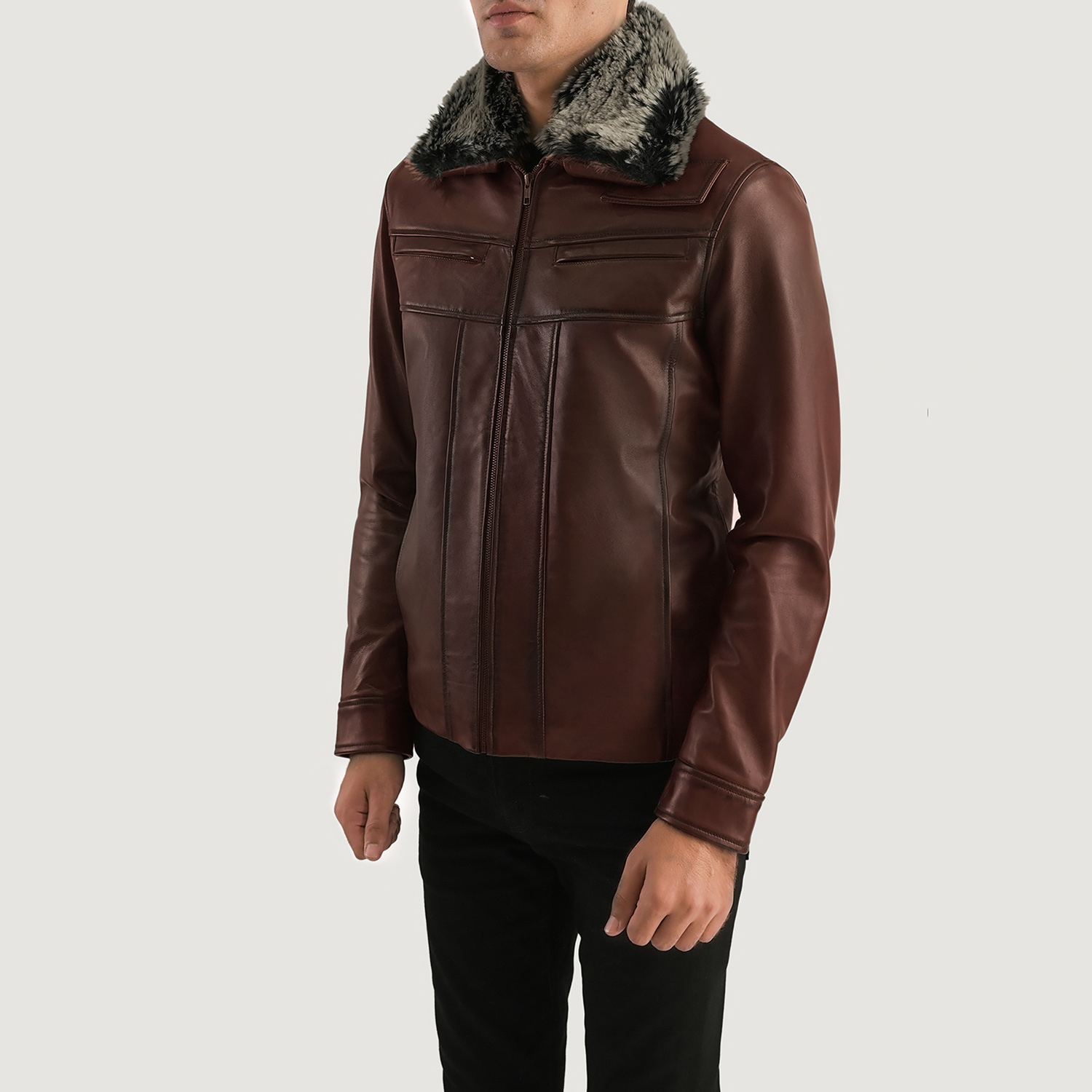 Brown Leather Jacket