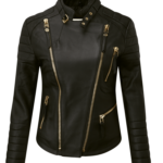 Naida Ladies Motorbike Leather Jacket