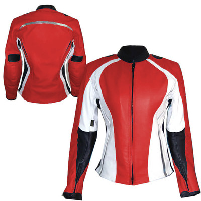 Leipzig Ladies Motorbike Leather Jacket