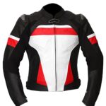 Racing Motorbike Men Leather Jacket
