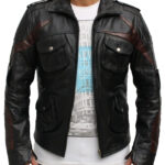 Rebel Motorbike Leather Jacket