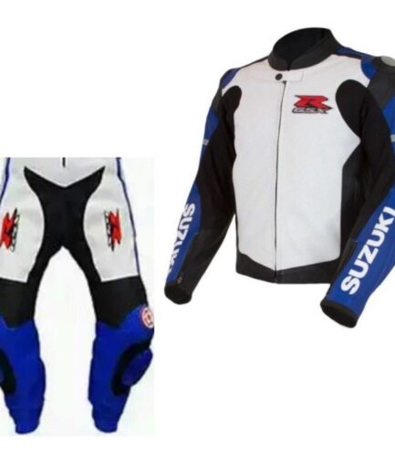 SUZUKI GSXR Motorcycle Racing Leather Suit