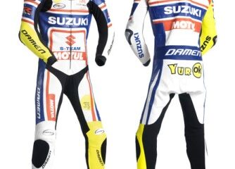 SUZUKI Motorbike Sport Leather Suit BSM 2773