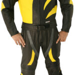 Skull Racer Motorbike Leather Suit