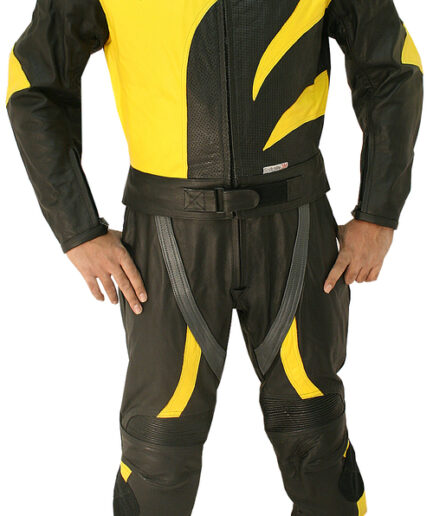 Skull Racer Motorbike Leather Suit
