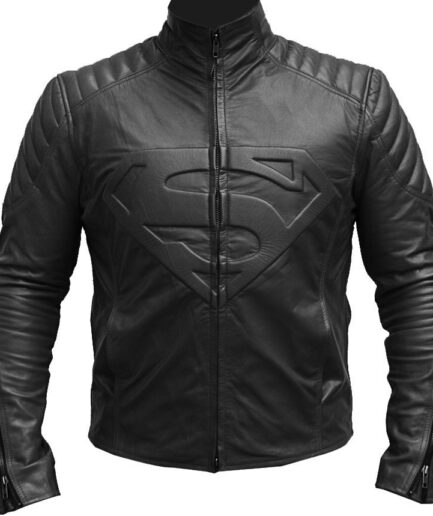 Superman Motorbike Leather Jacket