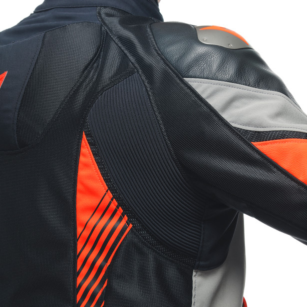 Superrider 2 absoluteshell jacket black darkgull gray fluo red3