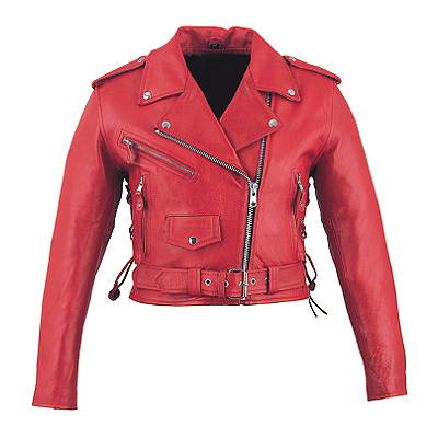 Women Motorbike Sport Leather Jacket
