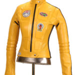 Women Sport Motorbike Leather Jacket