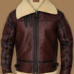Men Shearling B3 Bomber Jacket