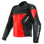 dainese racing leather jacket Red and Black