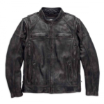 Harley Davidson Men's Dauntless Convertible Leather Jacket