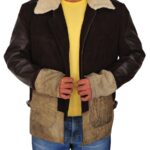 Brown Suede Leather Jacket Men’s