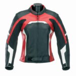 Women Motorcycle Racing Leather Jacket