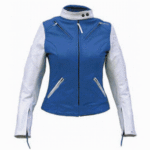Women Motorcycle Racing Leather Jacket