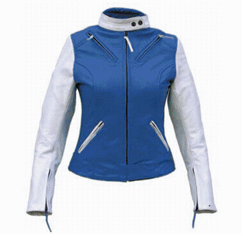 Women Motorcycle Racing Leather Jacket