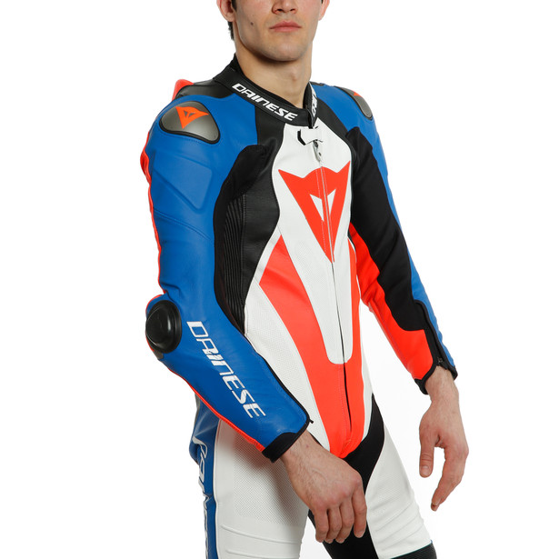 laguna-seca-5-1pc-leather-suit-perf-white-light-blue-black-fluo-red