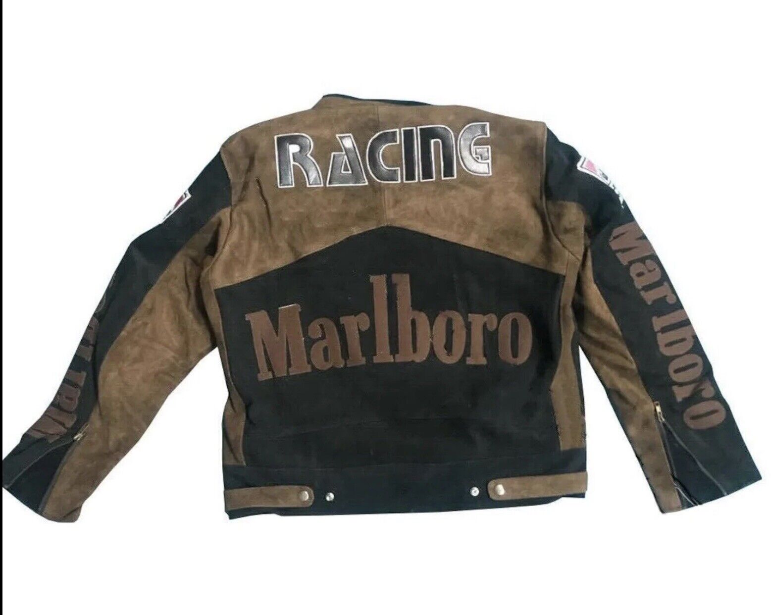 marlboro racing real cowhide leather jacket3
