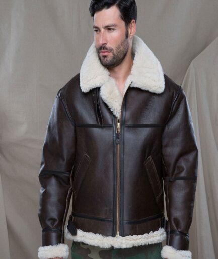 Men B3 Shearling Bomber Jacket