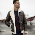Men B3 Sheepskin Bomber Jacket