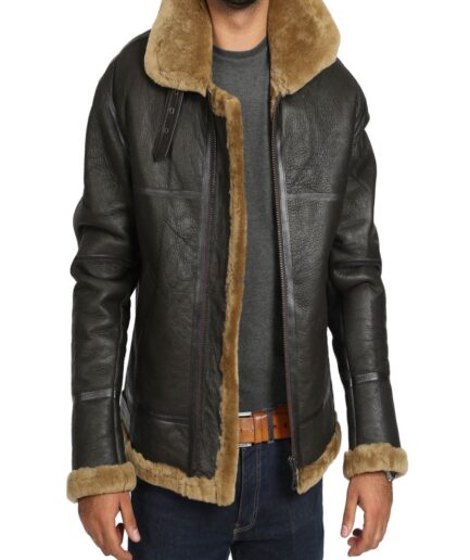 Men Brown B3 Bomber Jacket