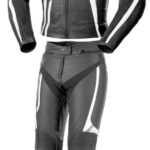 Black Foxton Motorbike Leather Suit