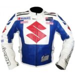 Suzuki Motorcycle Men Leather Jacket BJM 2737