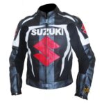 Suzuki Motorbike Men Leather Jacket BJM 2741