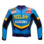 Suzuki Men Motorbike Leather Jacket