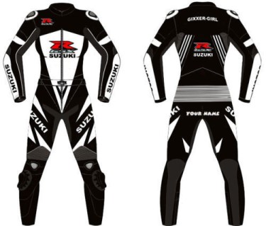 SUZUKI GSXR Motorcycle Leather Suit BSM 2777
