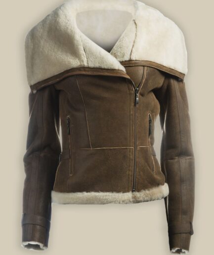 Women Oversized Fur Collar Jacket