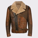 Aviator Raf B3 Men's Leather Bomber Flying Jacket