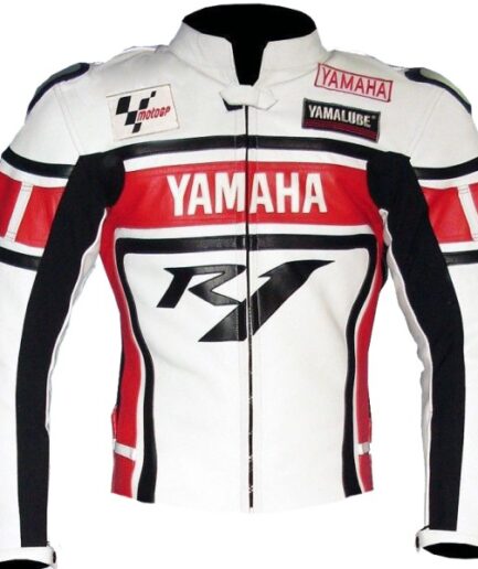 Yamaha Sport Motorcycle Leather Jacket BMJ2836